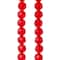 12 Pack: Ruby Faceted Glass Round Beads, 14mm by Bead Landing™